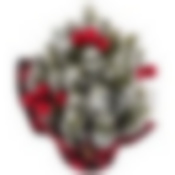 Украшение декоративное "Елка заснеженная в букете"