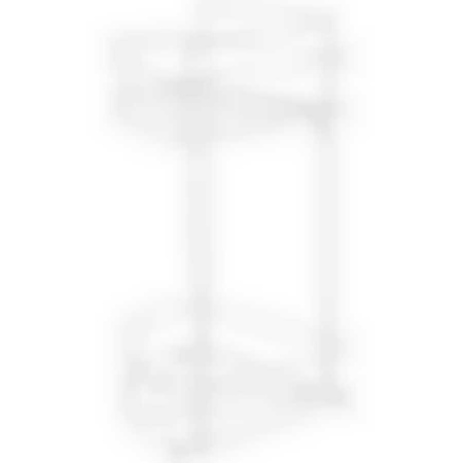 Полка угловая двухъярусная W2348AP-2 (окраш.металл, цвет:белый)