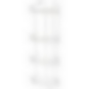 Полка угловая четырехъярусная 20,5*20,5*72 см хром