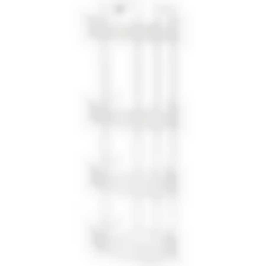 Полка угловая четырехъярусная 20,5*20,5*72 см хром