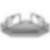 Полка угловая 20,5*20,5*6,5 см (термопластичное покрытие) графит