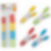 Набор декорированных прищепок для белья, пластмасса, силикон, 12шт