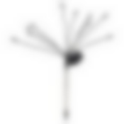 Фонарь садовый на солнечной батарее "Мотылек"