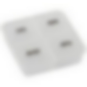 Таблетница на день, 4 секции, день/утро/вечер/ночь