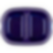 Миска двойная для кошек и собак, 2*200 мл., синяя