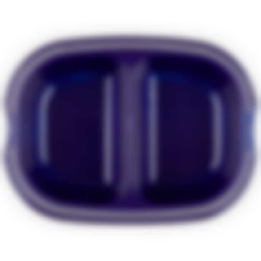 Миска двойная для кошек и собак, 2*200 мл., синяя