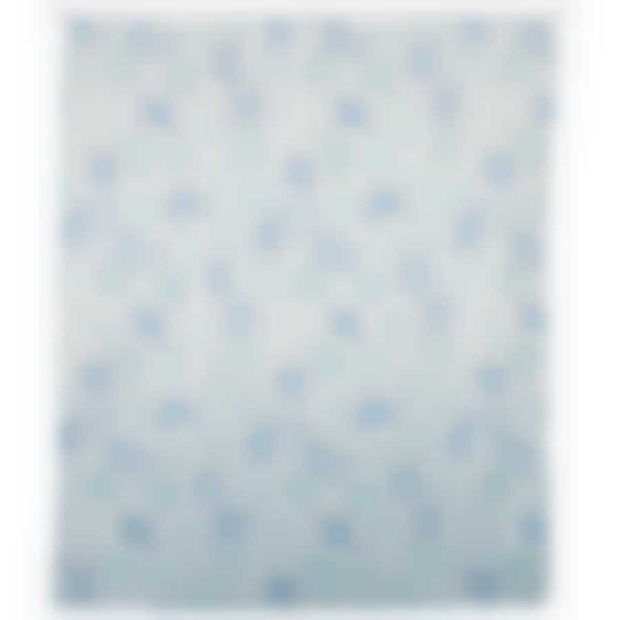 Набор для ванной комнаты "Ракушки": коврик + занавеска