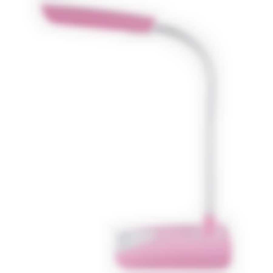 Лампа электрическая настольная ENERGY EN-LED22, бело-розовая