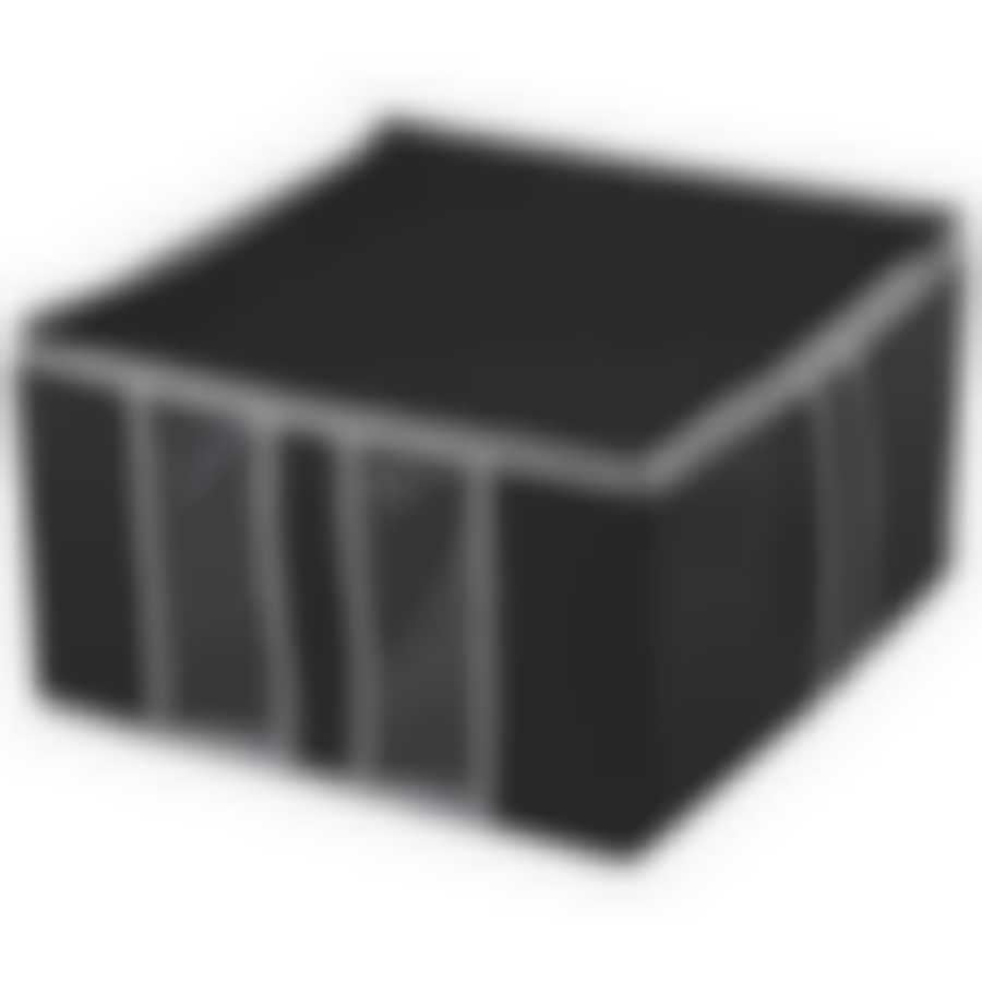 Кофр большой "Black" для хранения одеял подушек и пледов