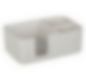 Салфетница СТРИП (3 секции) Кремовый