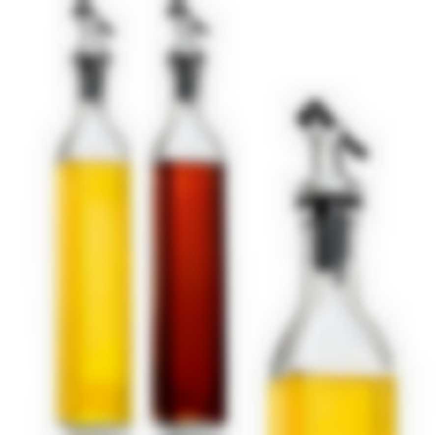 Бутылка для масла 500мл стекло/нерж/ст/пластик LR