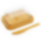 Масленка стекл 650мл с бамб/под с бамб/нож Studio TM Appetite, BMR650