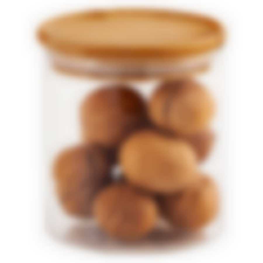 Банка стекл кругл 550мл бамб/кр штаб Studio TM Appetite, BMG550