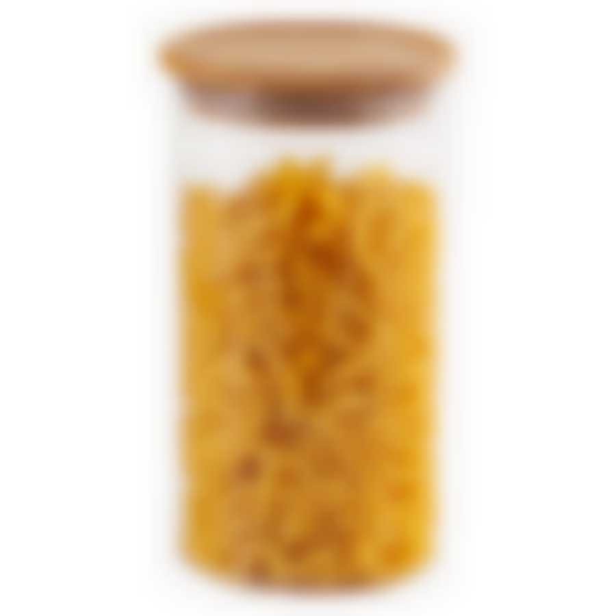 Банка стекл кругл 1000мл бамб/кр штаб Studio TM Appetite, BMG1000