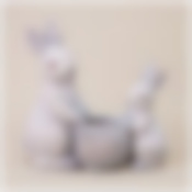 Кашпо декоративное Кролики 34*15*34см