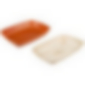 Лоток с сеткой  33,5*25*6 см., бежево-коричневый