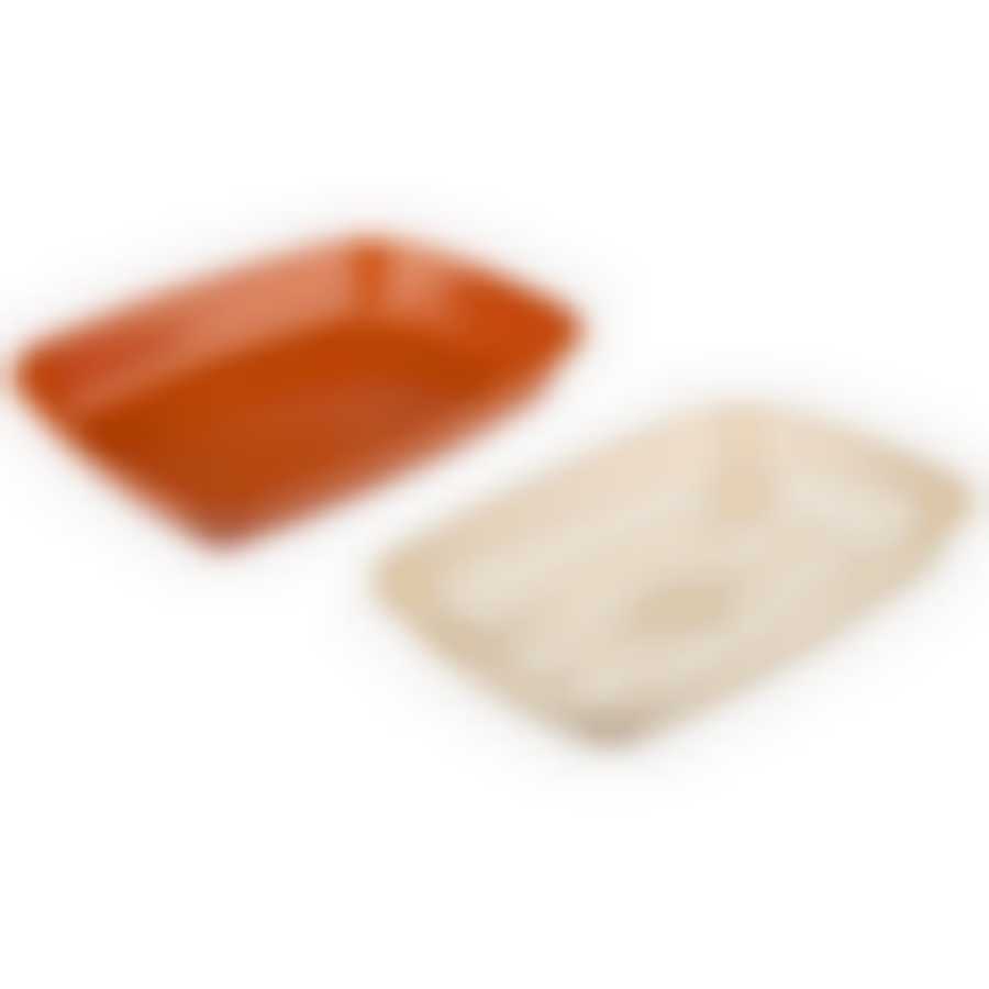 Лоток с сеткой  33,5*25*6 см., бежево-коричневый