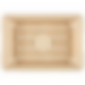 Лоток глубокий с сеткой 36*25*9 см., бежевый