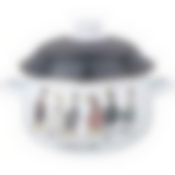 Кастрюля agness эмалированная с эмал.крышкой серия Family farm , 2.8 л, 20*12 см