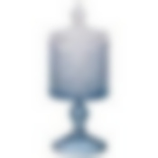 Емкость для хранения на ножке Diamant blue 8,5*8,5*23см