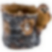 Кашпо "Пенек березовый с совами" Н-15см