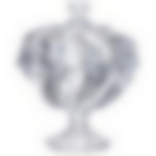 Блюдо с крышкой на ножке Bohema диаметр=17 см высота=15,5 см