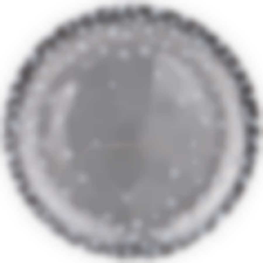 Тарелка Stars grey 28 см