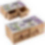 Шкатулка "Лаванда", дерево, 24х12х9 см