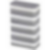 Набор губок для мытья посуды трехслойных KS-03, 5 шт.