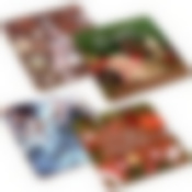 Подставка под горячее "С Новым годом!". Размер 14х14 см. 4 диз.