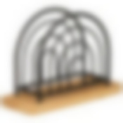 Подставка agness под салфетки, 13х5х10,5 см