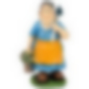 Фигурка садовая "Бабка с тяпкой" H-65 см