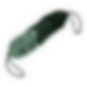 Мочалка-косичка "Гигант", градиент, зеленая, 120 г, 35х7х6,5 см, для бани и сауны, "Банные штучки"