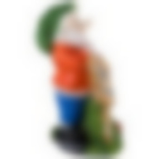 Фигурка садовая "Гном с табличкой" H-52см