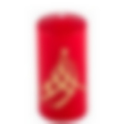 Свеча Deco Christmas 56х120 Eлка (золото на красном)