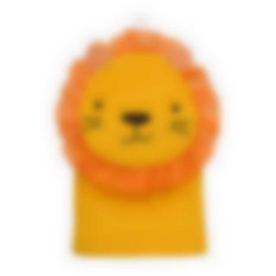 Мочалка варежка для нежной и чувствительной кожи "Лев", 23х13 см, soft