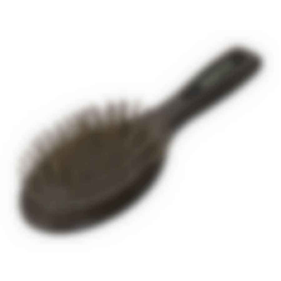 Расческа деревянная, массажная, 18х5,4х3 см, с пластиковыми зубчиками