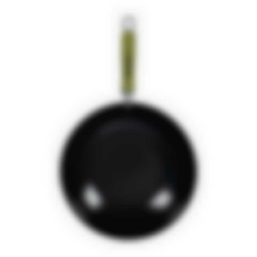 Сковорода ВОК , стальная , с антипригарным покрытием d 30 см