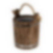 Ведро 9 л, с пластиковой вставкой, искусственно состаренное, липа