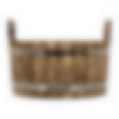 Ушат "шайка", 10 л, с пластиковой вставкой, искусственно состаренный, липа