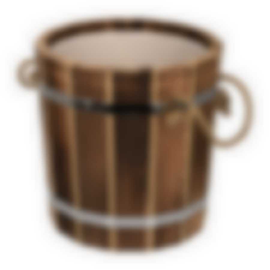 Запарник 10 л, с пластиковой вставкой, обожжённая липа