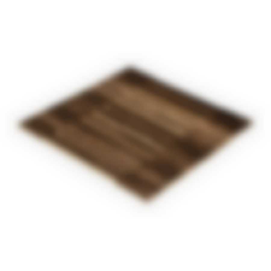 Коврик деревянный, 34х34 см, обожжённая липа