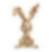 Панно можжевеловое, фигурное, заяц (анфас)  27х47 см "Банные штучки" в кор.