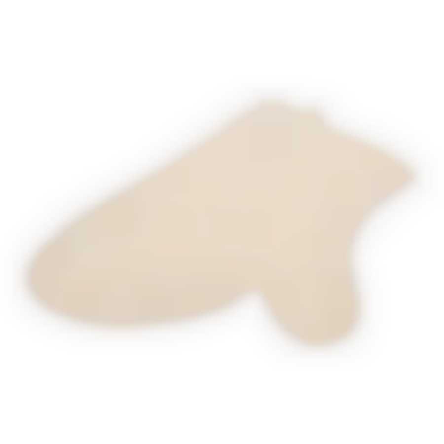 Рукавица для сауны белая