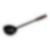 Ковш из стали 0,2 л,длина 45 см, черный