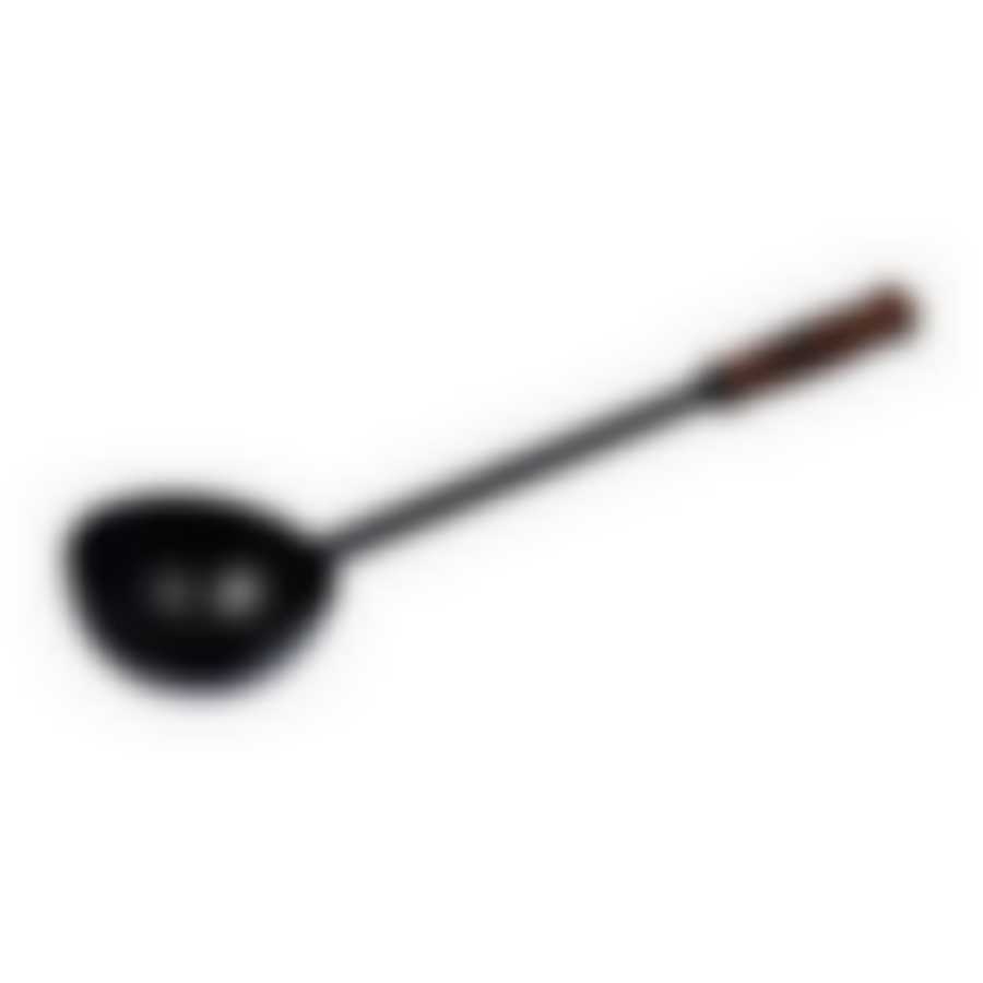 Ковш из стали 0,2 л,длина 45 см, черный