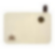 Коврик белый с вышитым логотипом