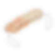 Мочалка-косичка "Гигант", градиент, кремовая, 120 г,31х6,5,6,5 см, для бани и сауны, "Банные штучки"