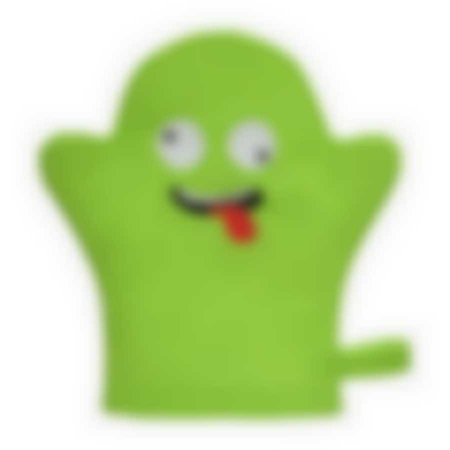 Мочалка варежка для нежной и чувствительной кожи "Монстрик", 19х18 см, soft