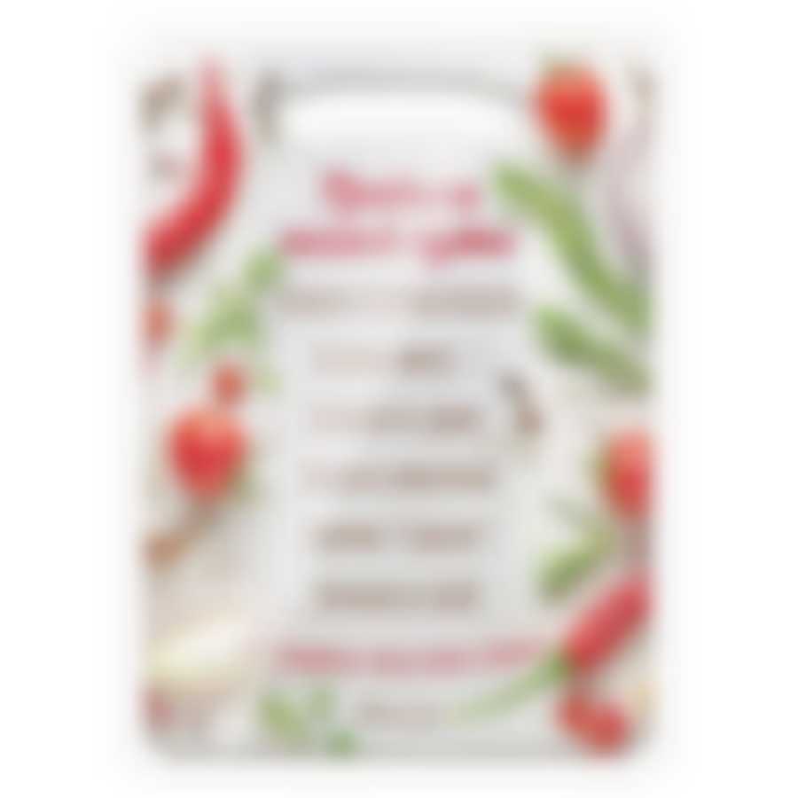 Доска разделочная "Правила нашей кухни"